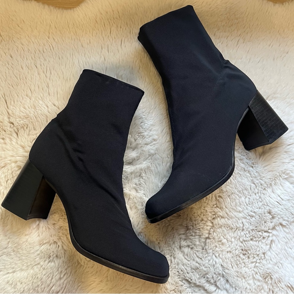 Nine West Black Heeled Boots